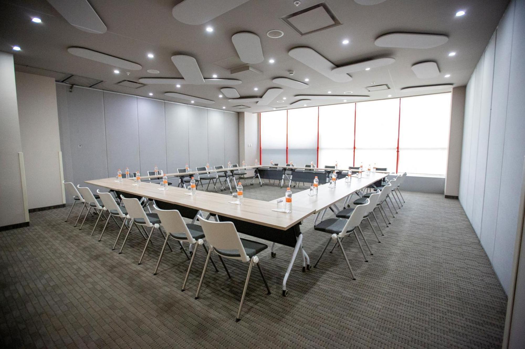 Metria Hotel 莱昂 外观 照片 Meeting room