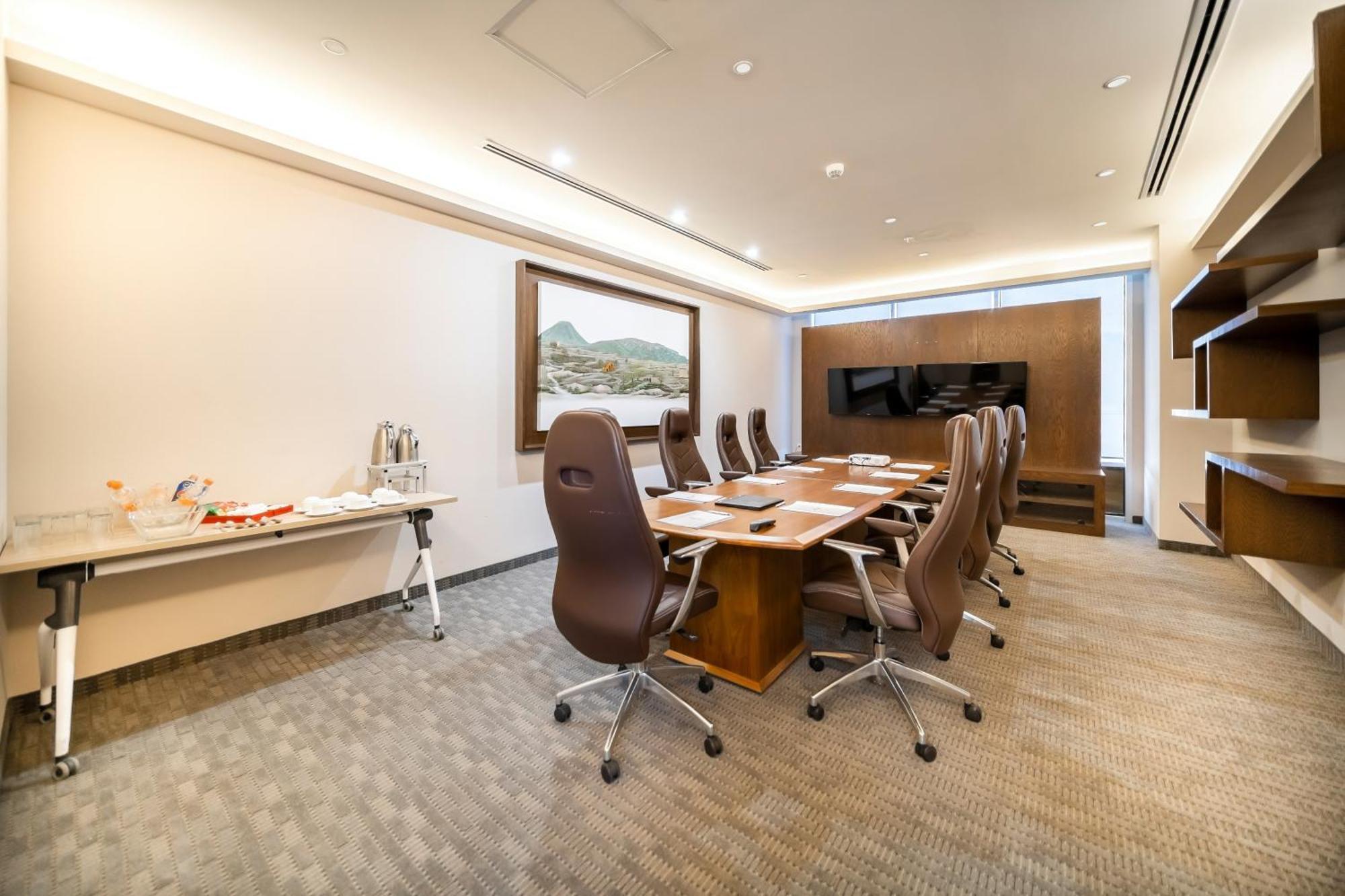 Metria Hotel 莱昂 外观 照片 Meeting room at the hotel